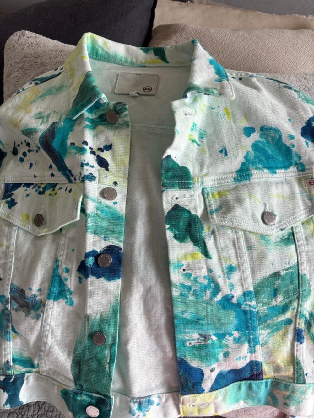 AG All Over print Denim Jacket - Picture 4 of 4